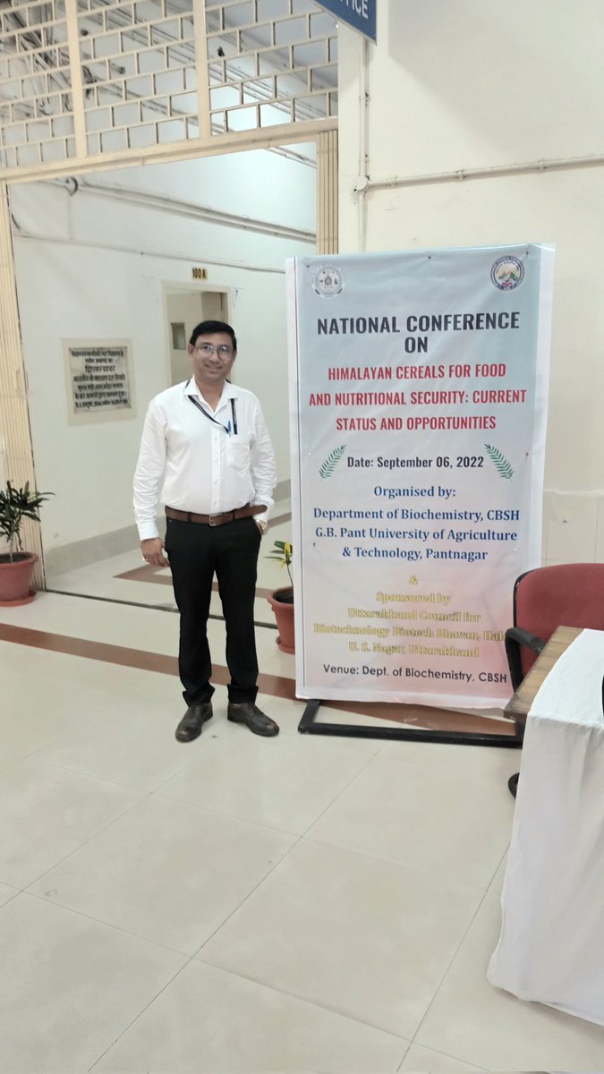 bajetha_hemant's tweet photo. National Conference on Himalayan Cereals for Food and Nutritional Security at 
G.B. Pant  University of Agriculture &amp; Technology,  Pantnagar https://t.co/RilhFdhShr