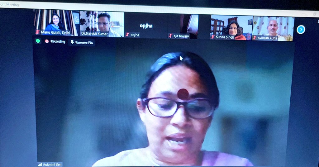 Glad to share my views with professors,research scholars &amp; students of B.R. Ambedkar University,Delhi on theme

'Joyful &amp; Innovative Pedagogy in Classrooms of Delhi Govt Schools'

Thank you Prof. Rukmini,Dr. Sunita,Dr. Naresh for this amazing opportunity to connect,share &amp; learn.