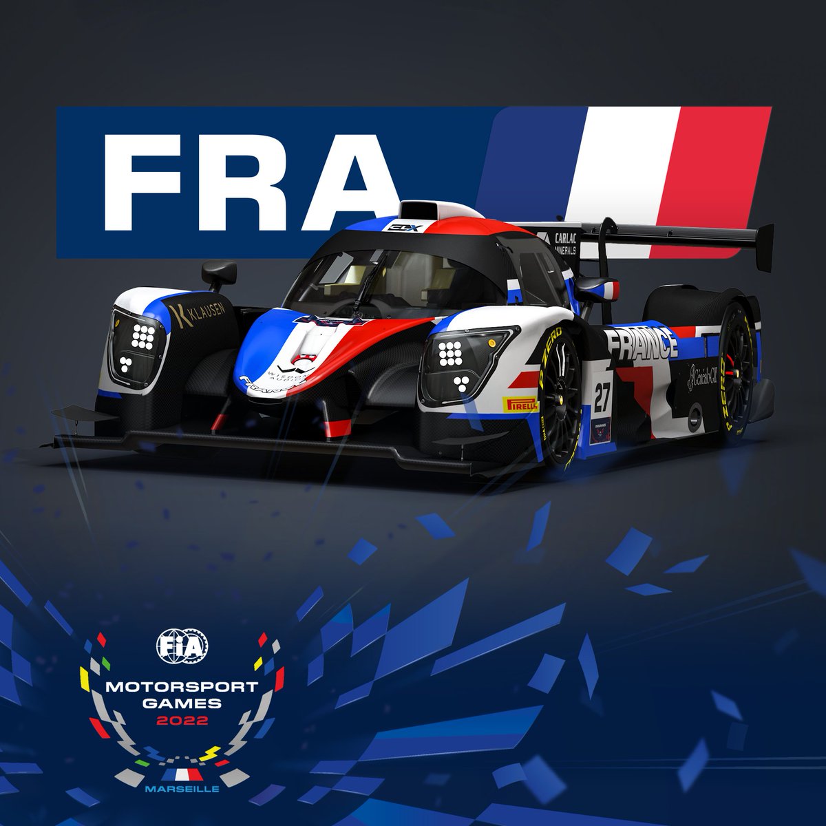 fiamgames's tweet photo. 🇫🇷 Vive la France!
@COOLRacing will represent France at home in Marseille in the #Endurance discipline at the @FIA Motorsport Games with a line-up that includes @DoquinAntoine, François Heriau, and @Nico_Lapierre.
-
#FIAMotorsportGames | #LMP3 https://t.co/9MVG7HnLQg