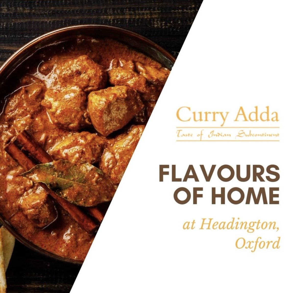 CurryAdda's tweet image. CURRY ADDA = #CurryGetTogether 

In the heart of Headington, London Rd, Oxford. Dine in or takeaway and #GetYourCurryOn 

📱curryadda.co.uk 

#Oxford #oxfordfood #oxforduniversity #oxfordshire #oxfordcity #headington