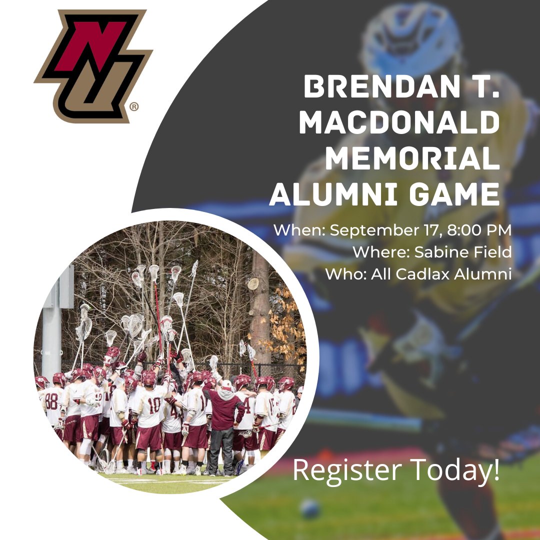 We are excited to host the Brendan T. MacDonald Memorial Alumni game during Homecoming Weekend.  All alumni are welcome, you can register for the game in the Homecoming registration.  We can't wait to see everyone there! <a href="/NorwichCadets/">Norwich Cadets</a> <a href="/norwichnews/">Norwich University</a>

alumni.norwich.edu/homecoming#reu…