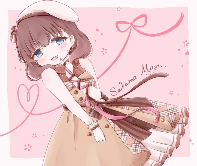 まゆ誕生日おめでとう新規で描けなかったので過去絵で失礼…!! 
