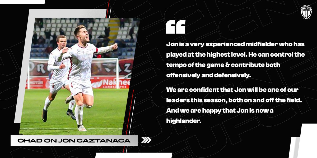 NEUtdFC's tweet photo. A quality addition to the squad! 😎
Ohad Efrat on Jon Gaztañaga🗣️
#WelcomeJon #StrongerAsOne #TogetherWeAreInfinite https://t.co/KgSWTiGuDr