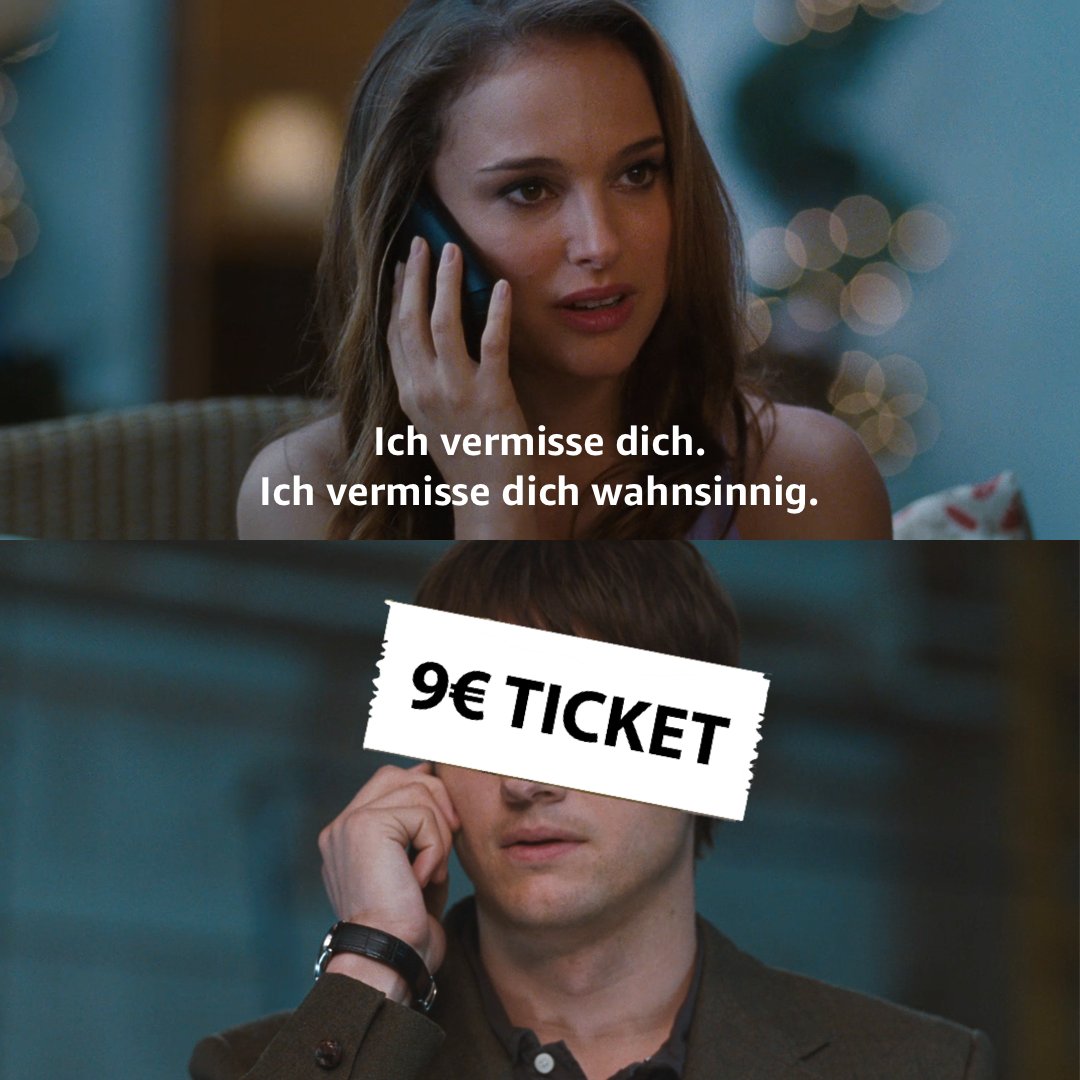 PrimeVideoDE's tweet photo. It must have been love, but it's over now 💔😭 #9EuroTicket #FreundschaftPlus https://t.co/b6p9dwfALe