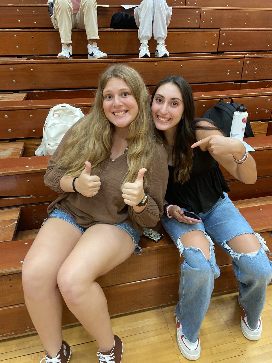 Go support this lovely Junior middle (left) &amp; the rest of the varsity Volleyball squad at CG Finney tonight at 5:30. JV at 4. First games of the season, let’s go ladies!🏐 #BomberNation