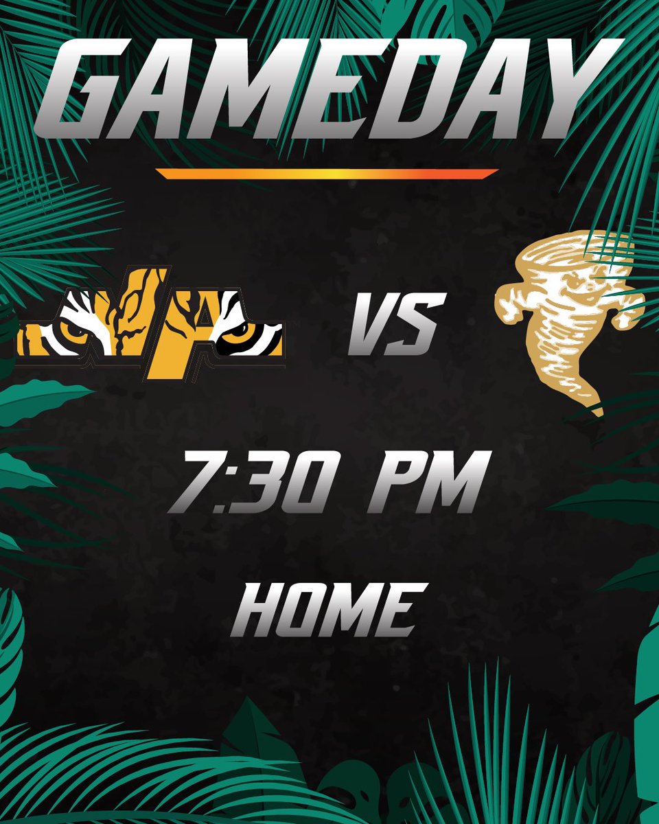 ⚠️GAMEDAY⚠️ 
Come watch your Tigers take on Butler at home…
‼️7:30 Kickoff‼️

#WelcomeToTheJungle #ANewEra #T4L