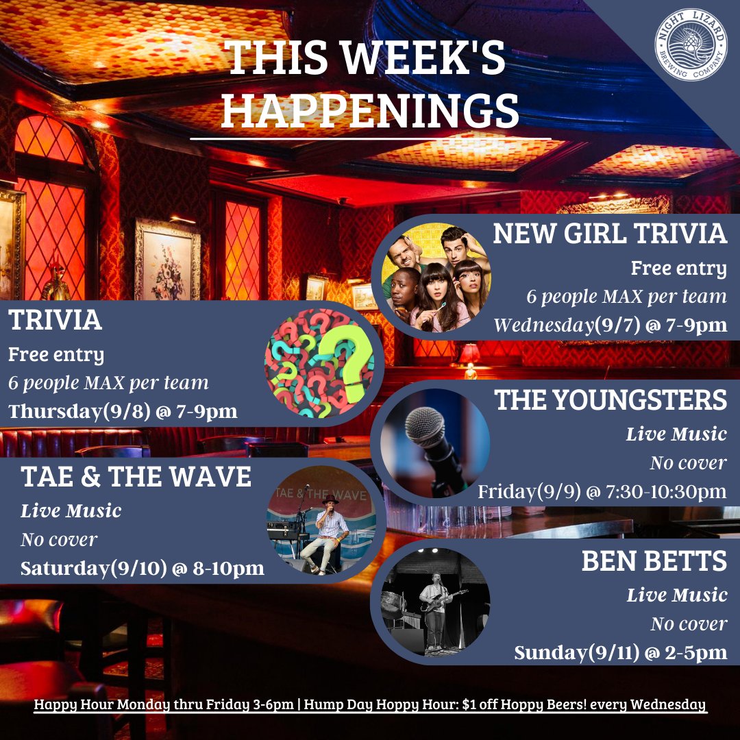This week's happenings!