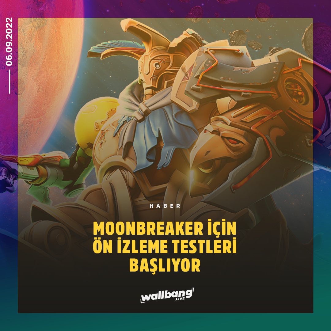 Moonbreaker için iki hafta sonuna yayılmış şekilde ön izleme testi yapılacak. wallbang.live/tr/moonbreaker…