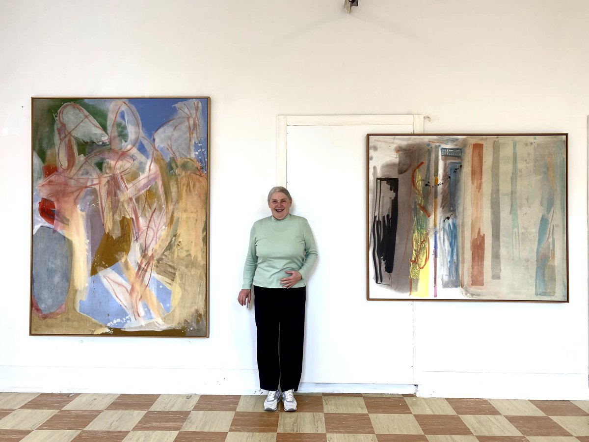 💥 OPENING NOW! @parallelvienna 

We show works by ÉVA BODNÁR, some of which she made in the late 70s/early 80s. ❤️‍🔥 Find us at the gymnastic room of the former women's clinic Semmelweis. (A217) 

Photo © Galerie Elisabeth &amp; Klaus Thoman / kunst-dokumentation.com

#evabodnar