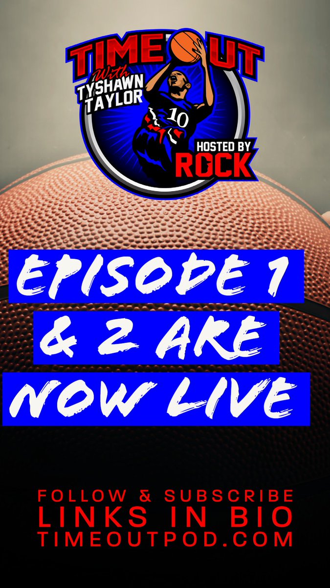 the_timeout_pod's tweet photo. 2 episodes have dropped. Come check us out. Link in bio! https://t.co/ogm4WlqzHt