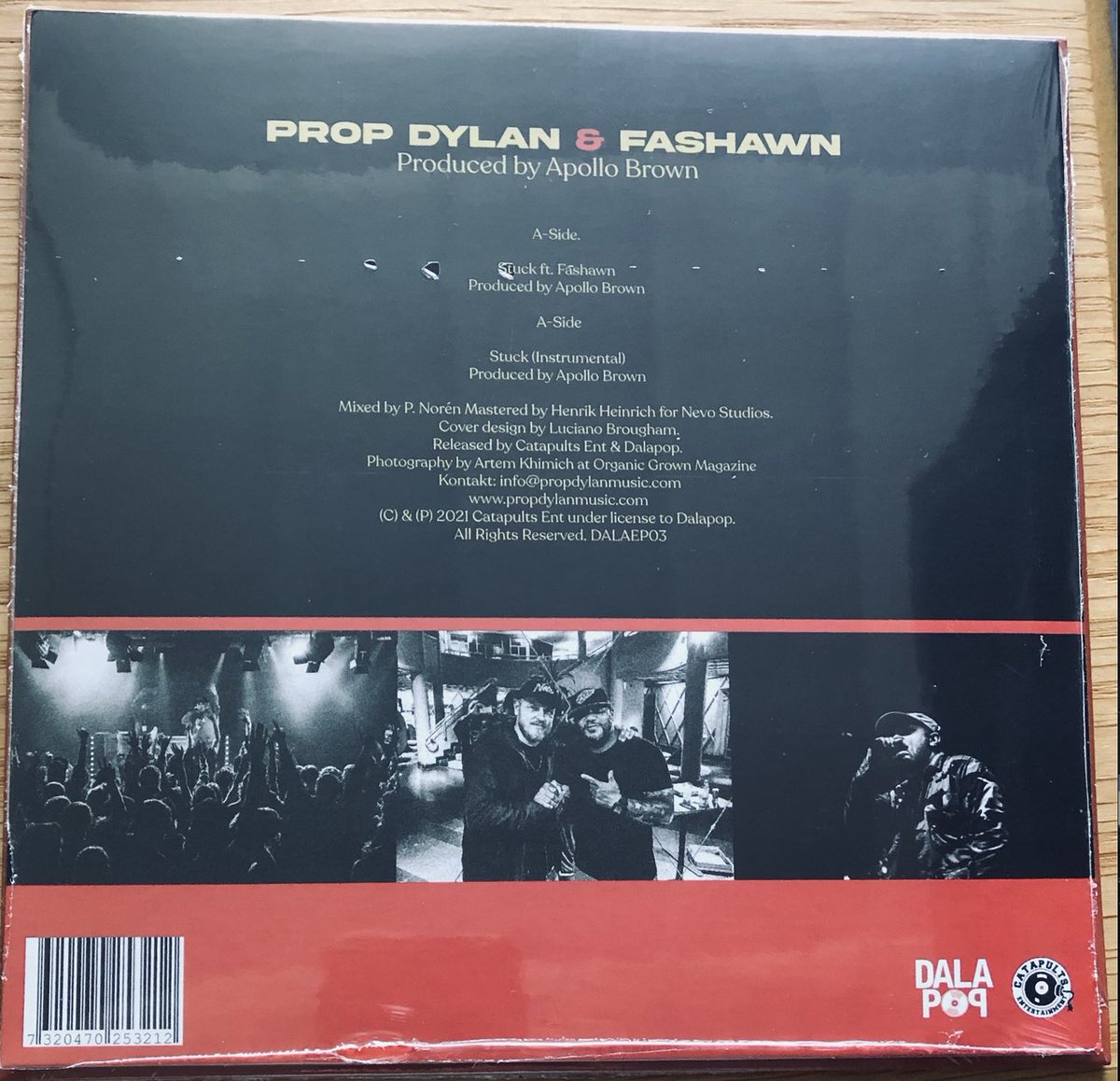 Design for @PropDylan 7" vinyl (Limited Edition) produced by Apollo Brown.