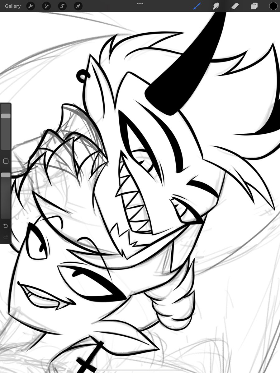LArtsss's tweet photo. Sneak peek 🫣 ace and Josh 🤭🤭💞💞💞 

Art by me 

#HelluvaBoss  #HelluvaBossFanart #helluvabossart #Helluva_boss #vivziepop #HelluvaBossJosh #helluvabossace https://t.co/GirRWWIox1