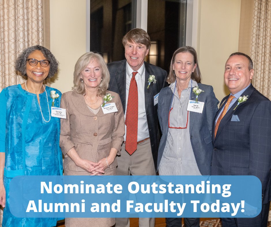 It's never been easier to submit a Distinguished Medical Award nomination for a deserving individual! Visit our website to learn more and submit your nomination today: To submit a nomination: go.unc.edu/SOMAlumAwards.