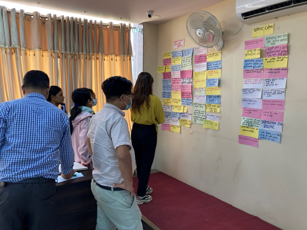 ReBUILDRPC's tweet photo. During the session participants: 
* considered &amp; added to the health systems problems identified in previous workshops, 
* prioritised the issues raised &amp;
* set about identifying the root causes with a view to addressing the problems 
#LearningSite #ActionResearch #Resilience
2/2 https://t.co/xN2GXEnI0L