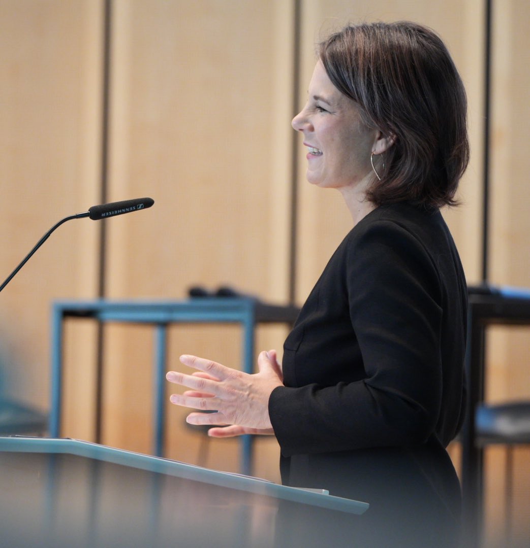 DAAD_Germany's tweet photo. „Together we should find the answers to our global challenges. Together we shape the future.“ With these words German Foreign Minister @ABaerbock officially opens the #DAADGlobalCentres Conference. Let’s find joint strategies! @AuswaertigesAmt https://t.co/eIJcjO4Kvi