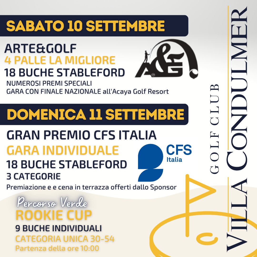 golfcondulmer's tweet photo. PROSSIMI APPUNTAMENTI AL GOLF - https://t.co/tt5UeneRKX https://t.co/CT7HMbb6Qe