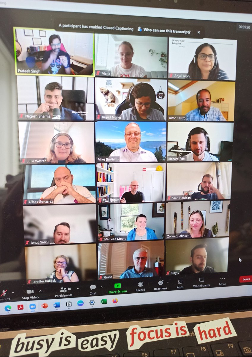 Sneak peak 👀

16 trainers are testing a new ProKanban course in development this week!

New course on Portfolio management coming soon...

👉 Newsletter: prokanban.org/newsletter/ 
👉 Slack community: join.slack.com/t/prokanban/sh…

#kanban #portfoliomanagement #businessstrategy