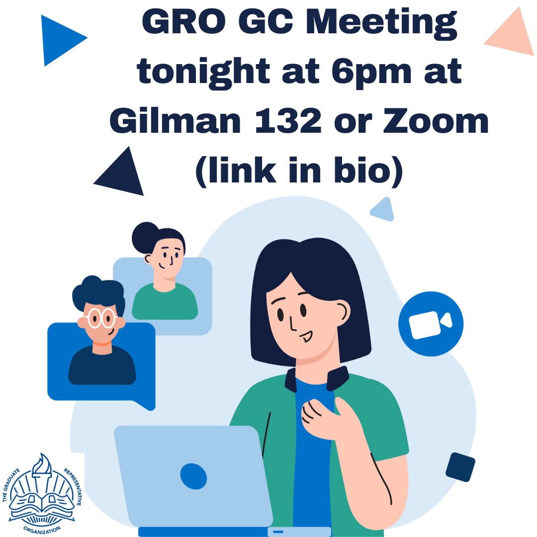 jhugro's tweet photo. GC Meeting tonight at 6! https://t.co/l9ExYrHQMj