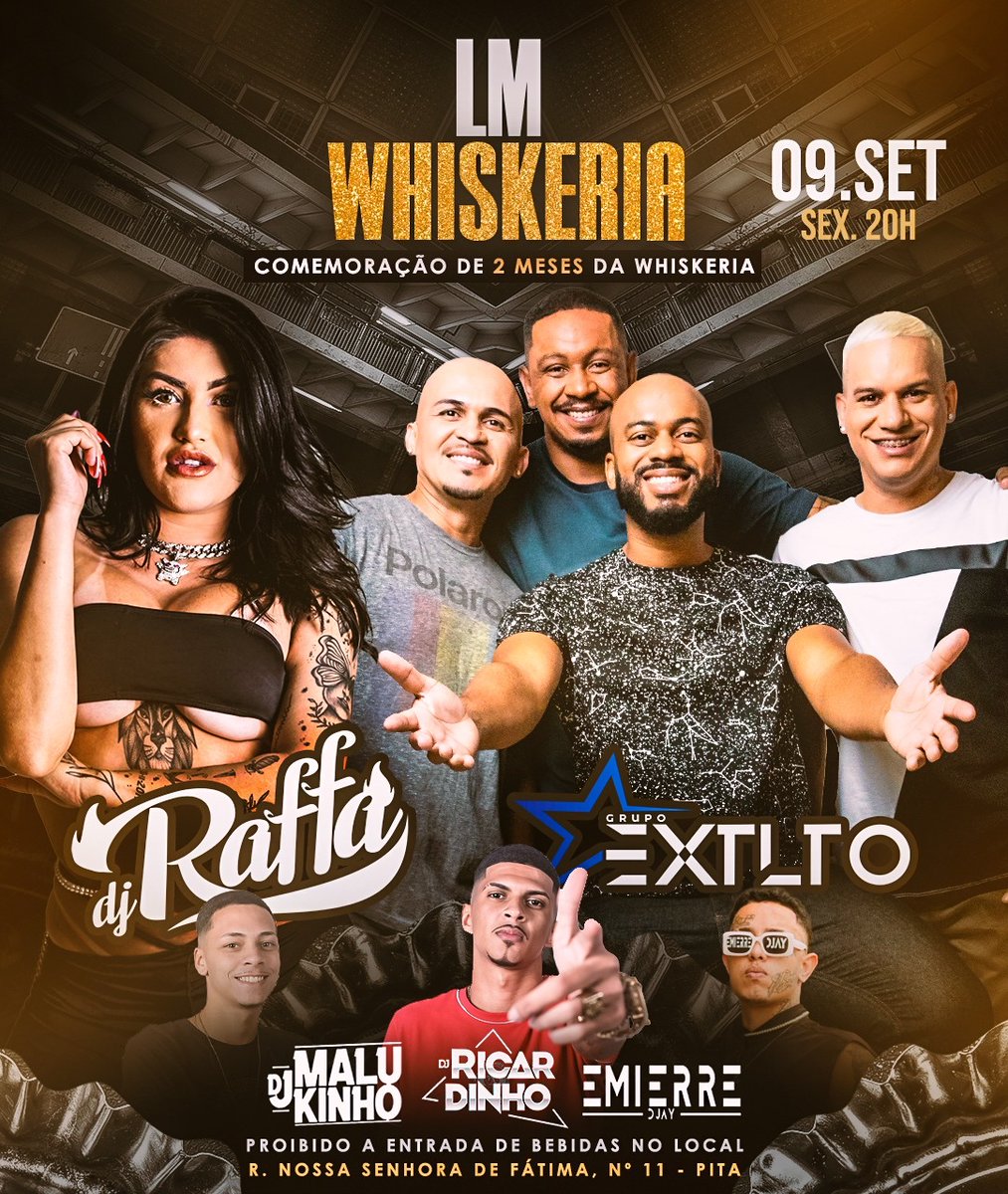 Sexta está liberado chutar o balde! A culpa é da Lm whiskeria hahaha!!🥳🔥

  É dia de chutar o balde,esquecer o ex e só voltar pra casa de manhã(se não tiver after)🤪🥳🤩

   Esperamos vocês lá!🤪🔥🥳