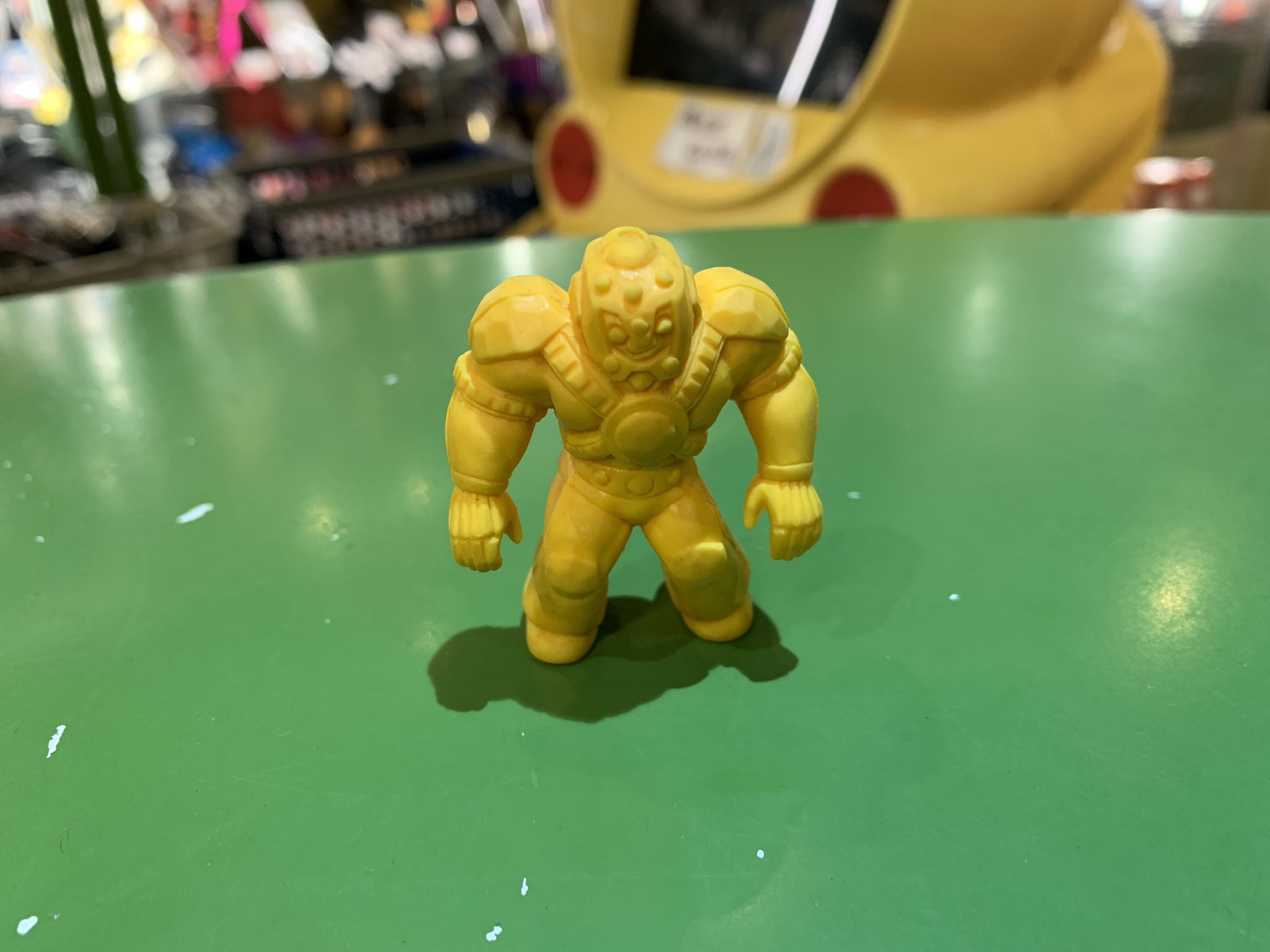 キン消し　募集超人　キャノンボールマン　黄色　キン肉マン キン消し 募集超人 キャノンボールマン 黄色 キン肉マン