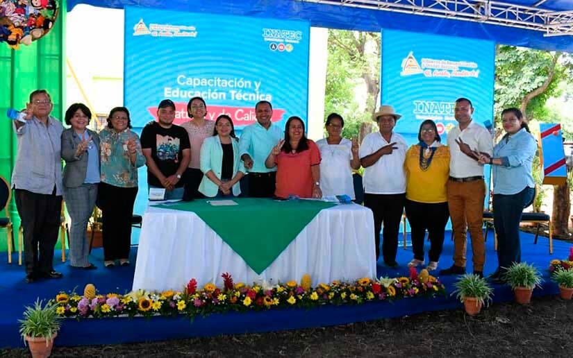 Gobierno de Nicaragua, a través del Tecnológico Nacional, INATEC, presentó el proyecto de rehabilitación y mejoras del nuevo Centro Tecnológico Monimbó Heroico, cuya especialidad serán las carreras de agroindustria.