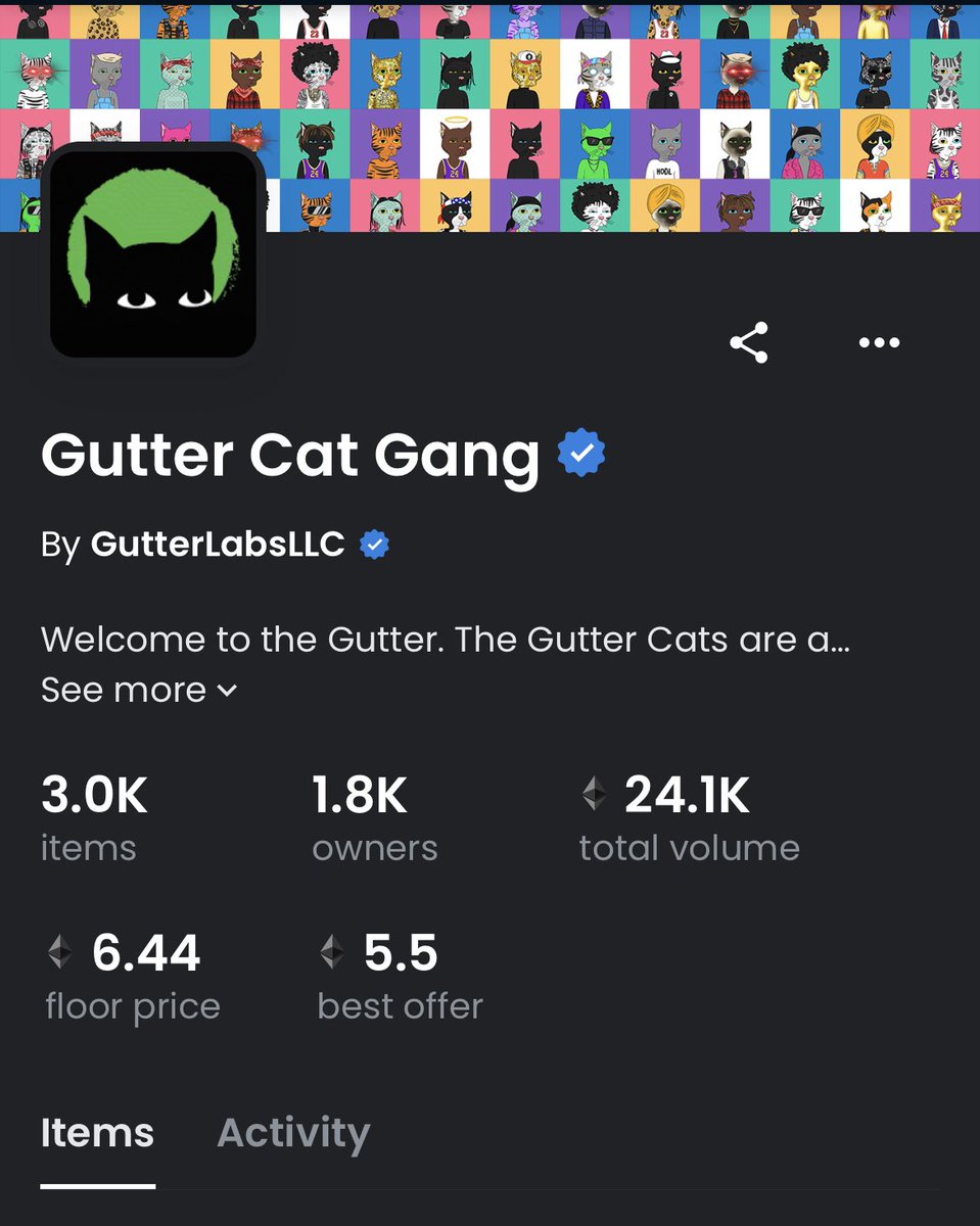 FFVV1211's tweet photo. When did @GutterCatGang go on a run?😳 I’m here for it, gang MF gang https://t.co/aNsoVk9VIr