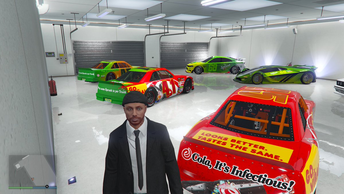 Rodrigo82's tweet photo. #TeameCola to #TeamSprunk transition #GTAO #GTAOnline #GTAV #RockstarGames @RockstarGames https://t.co/apcCKiTMSr