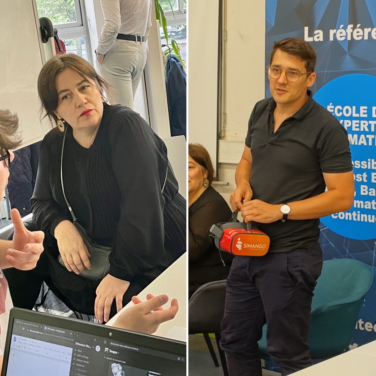 dimitry18's tweet image. 🚀 #EpitechMoonshot : Nouvelle journée dédiée à la santé, un thème porteur sur le bassin rennais. Merci aux entreprises et à nos alumni pour être venus guider les étudiants : @_mapui @esanteBretagne - Biotech Santé Bretagne - Simango - Jay @syopelife et Alban @Alten_france 🙏