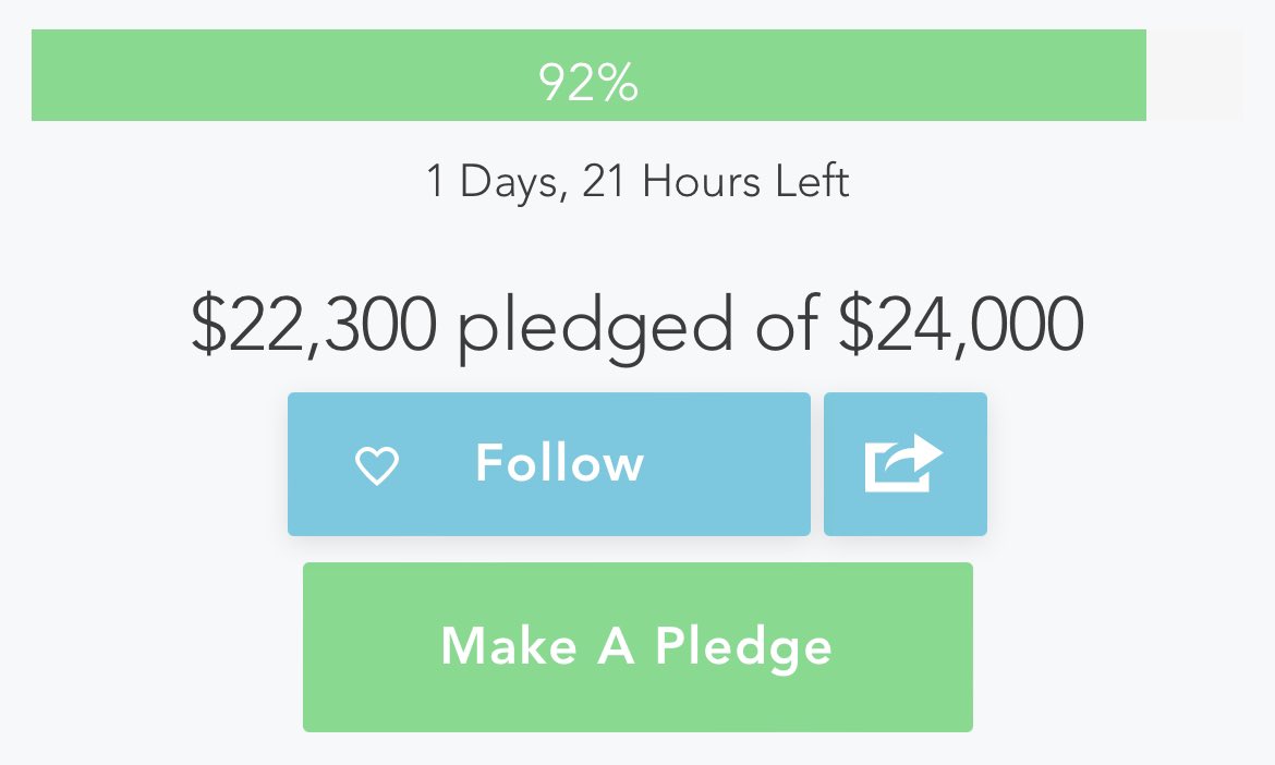 LifeatSandys's tweet photo. TWO MORE DAYS, $1700 to go! https://t.co/ZspHlfoqzJ https://t.co/dJZbY4CzRz