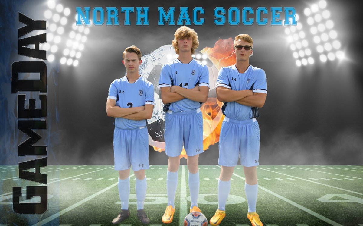 NorthMacHSAD's tweet photo. Boys Soccer has their South Central Conference home opener tonight vs. Vandalia at 5:00 PM! https://t.co/H3taAvpm86