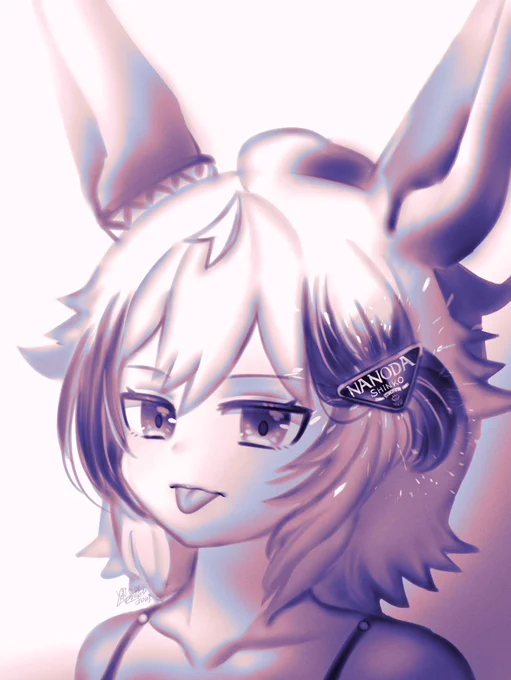 #実装するまで1日1ウインディちゃんなのだ<203日目/2022-9-7>可愛いの付けてんね(#ウマ娘プリティーダービー:#シンコウウインディ /落書き)後輩にいじってもらったらしい。可愛すぎて軽く4度見した。 