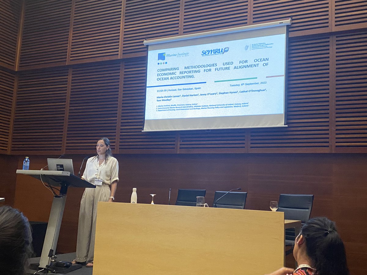 Elizabeth Tray (@elizabethtray3) on Twitter photo <a href="/lanser_marie/">Marie-Christin Lanser</a> did a great job giving her first talk on ocean economy reporting at <a href="/ECSAssociation/">Estuarine & Coastal Sciences Association (ECSA)</a> conference today!!! Well done Marie!!!! <a href="/MarineInst/">Marine Institute</a> <a href="/SEMRU_NUIG/">SEMRU</a> #ECSA59 <a href="/lanser_marie/">Marie-Christin Lanser</a> did a great job giving her first talk on ocean economy reporting at <a href="/ECSAssociation/">Estuarine & Coastal Sciences Association (ECSA)</a> conference today!!! Well done Marie!!!! <a href="/MarineInst/">Marine Institute</a> <a href="/SEMRU_NUIG/">SEMRU</a> #ECSA59