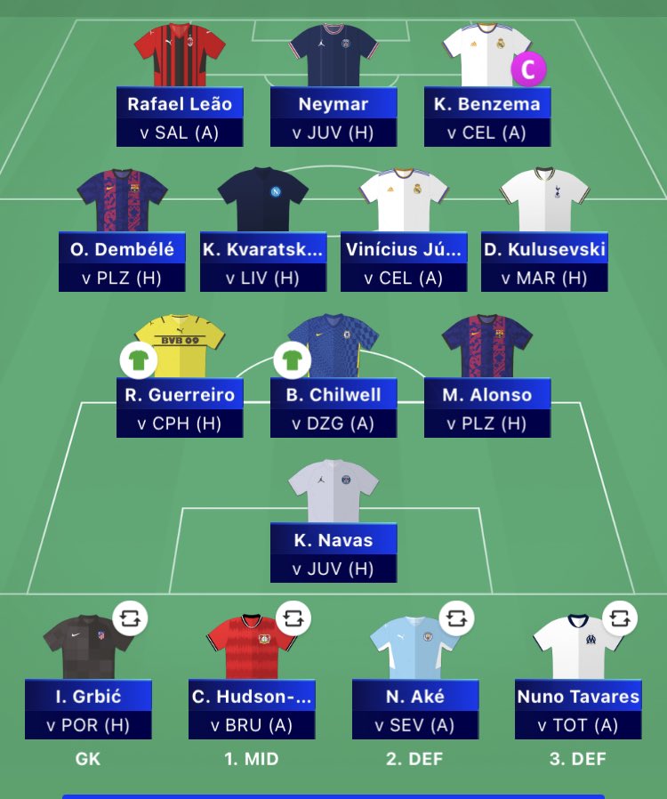FPL_DraigGoch's tweet photo. #UCLFantasy another game to take over my life! https://t.co/vPpqam0hCx