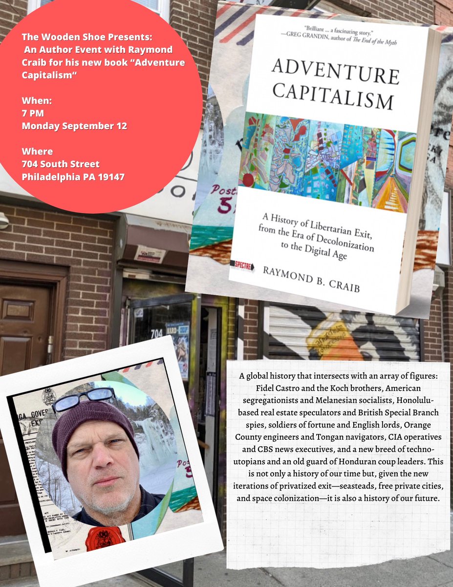 Next week! We’re thrilled to welcome @raycraib to the Shoe to discuss “Adventure Capitalism”
