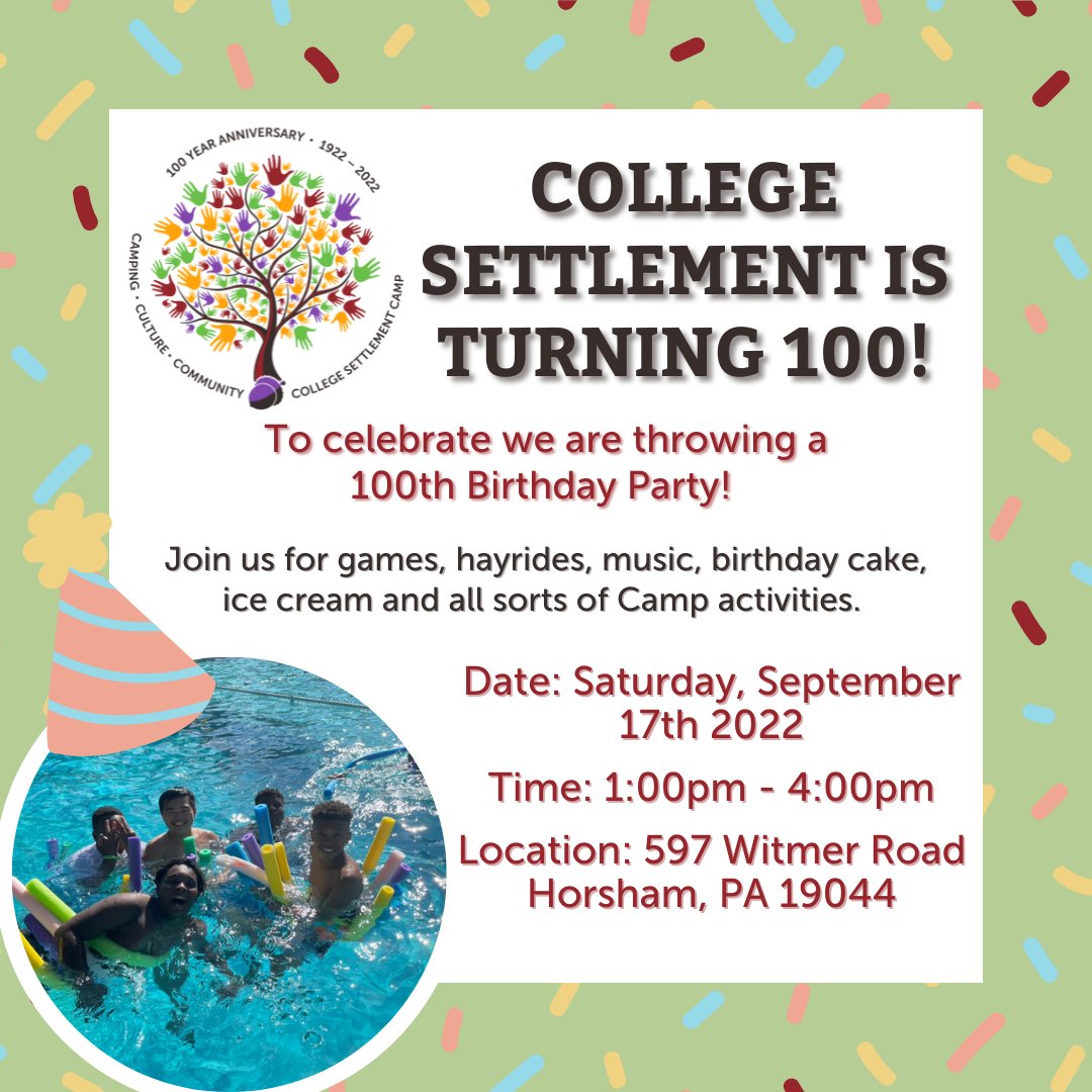 College Settlement tweet media