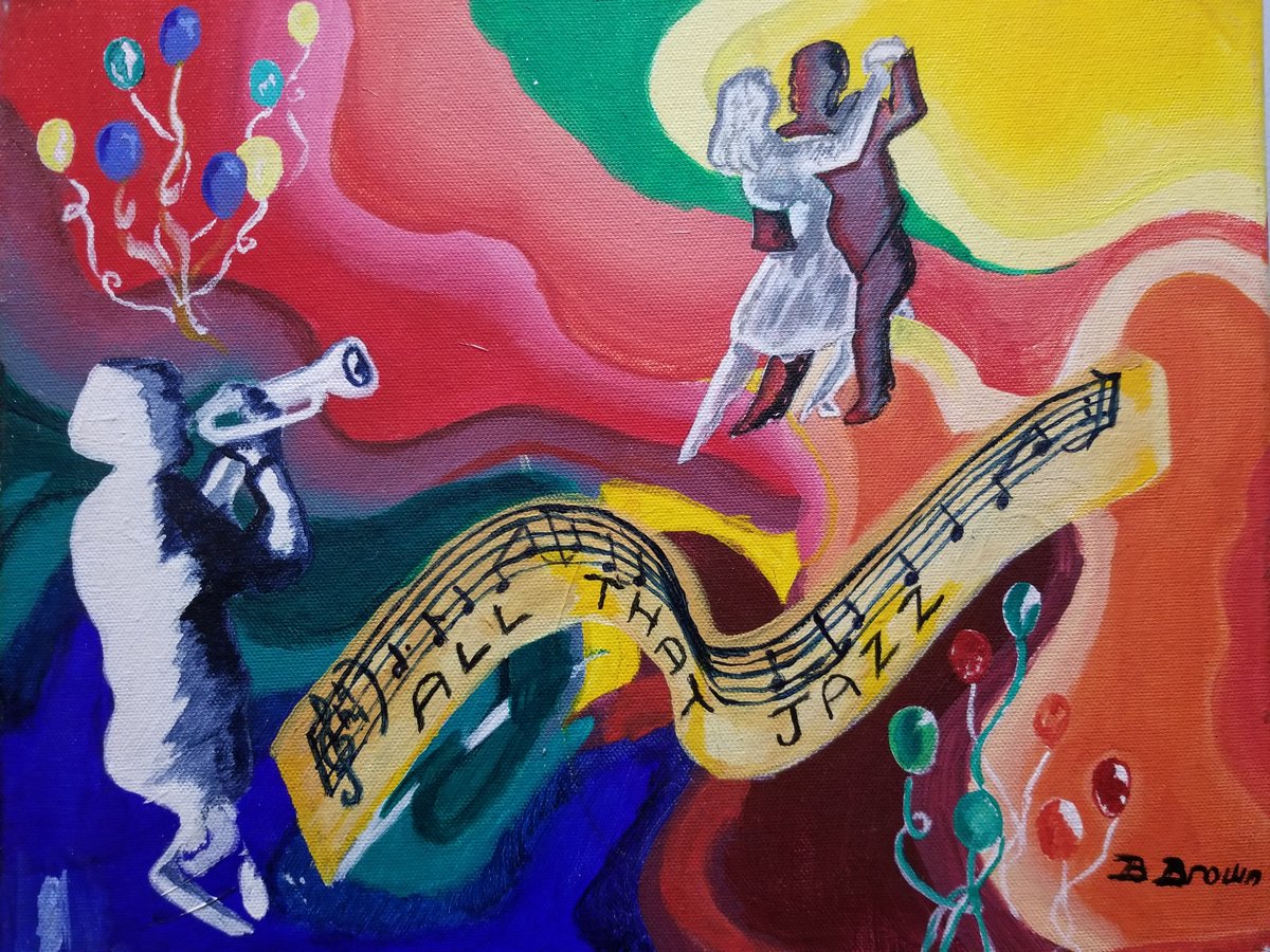 ParkScore_RV's tweet photo. Tuesday Art by Burma Brown Title: All That Jazz https://t.co/OdV5o1TXVD