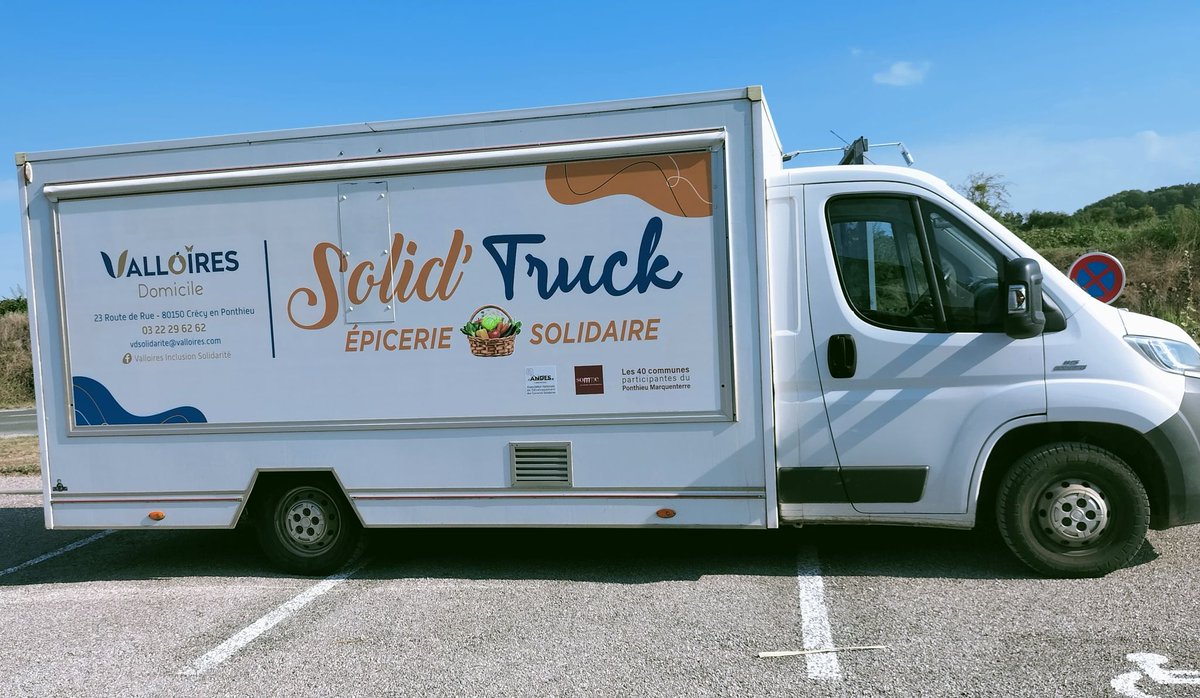 🚛 Une nouvelle épicerie itinérante se met en route !
ANDES a soutenu financièrement et a accompagné Valloires Domicile pour la création de cette épicerie qui dessert la communauté de communes Ponthieu Marquenterre. Un beau projet pour aller vers les populations  éloignées !