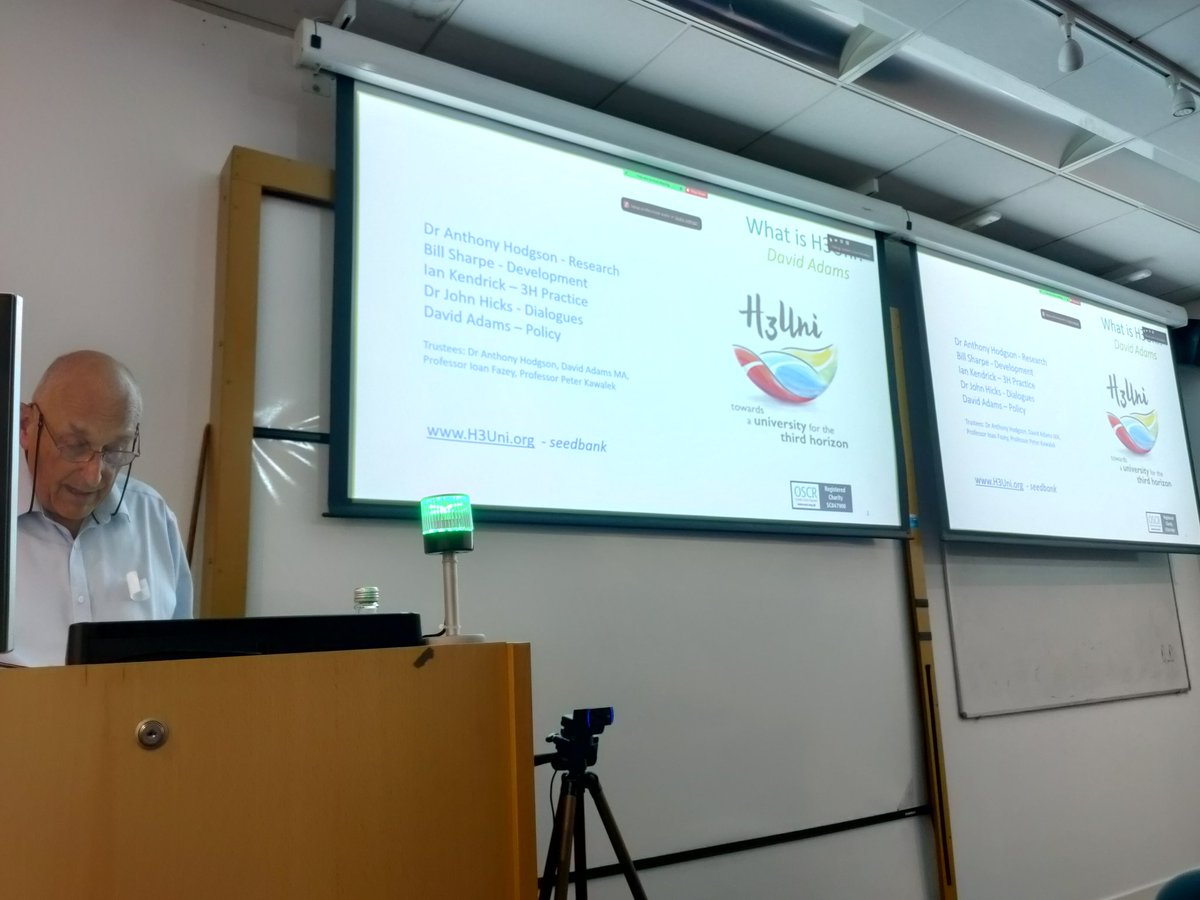 CSConference22's tweet photo. On the floor now is #DavidAdams telling us about @H3University and the #ThreeHorizons
#CSustain22 https://t.co/KDDu3Sx9zq