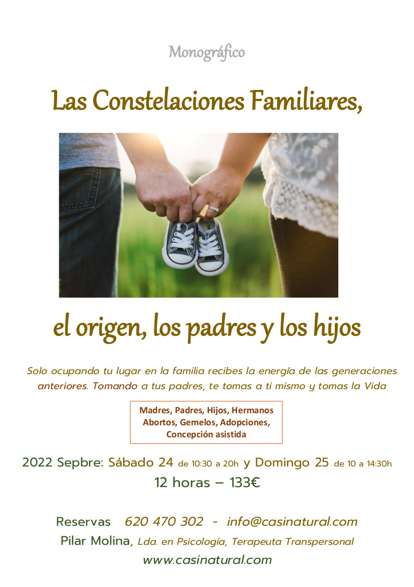 Casi_Natural's tweet photo. 25 y 26 #SEPTIEMBRE Taller para cualquier persona interesada en la temática que planteamos y en realizar una constelación familiar sobre ello.
Si quieres reservar o más info escribe 620470302
 #propósito #cursosdetransgeneracional #autoayuda #Despierta #consciencia #transpersonal https://t.co/2xZE7bkvdi