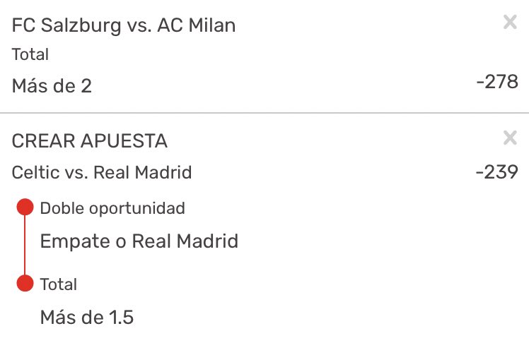 mostipsteros's tweet photo. La Chaaaaaaampiooooons

2 parlays para iniciar esta edición de la #ChampionsLeague 

-107
-113

Bank: 9% c/u
⚽️💵⚽️💵 https://t.co/iU2tnNLXsk