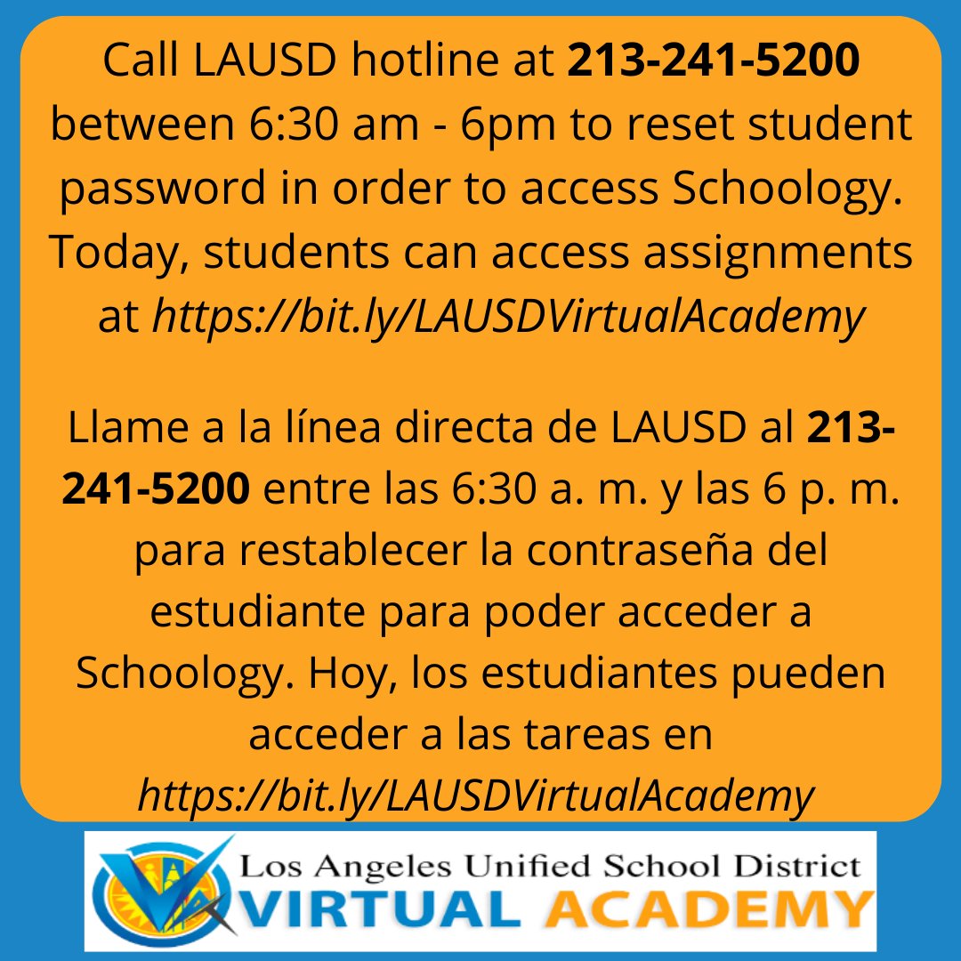 LAUSD Virtual Academy (@VAinLAUSD) / X