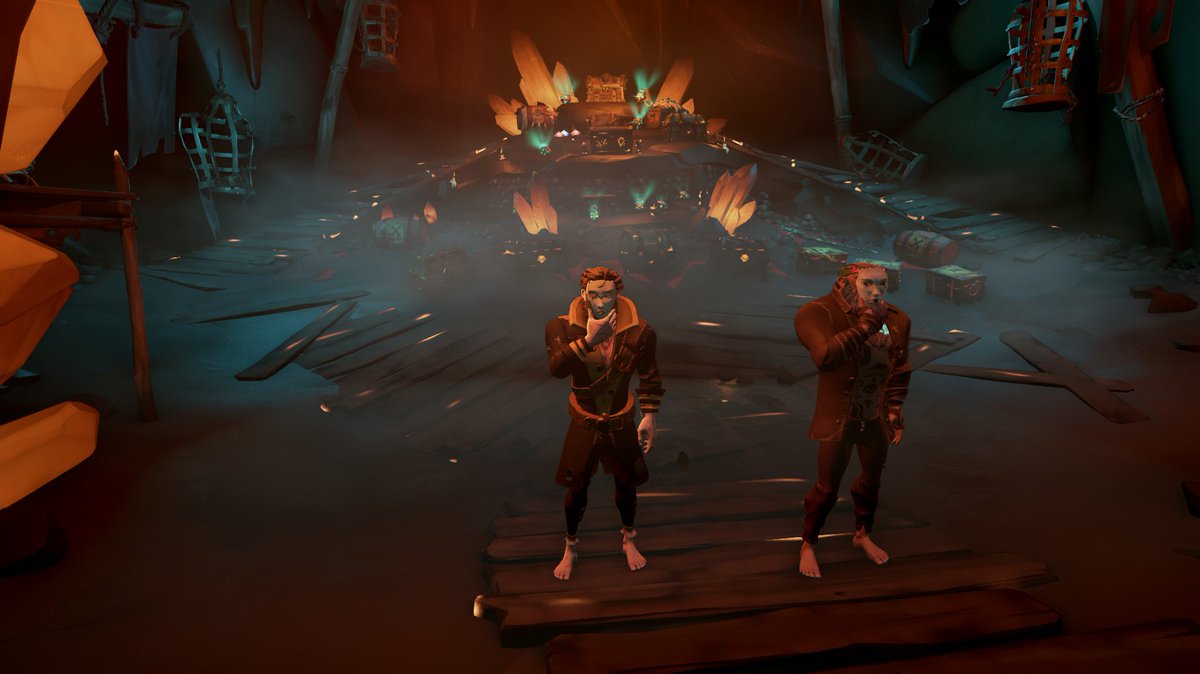 TheGottaburn's tweet photo. The most colorful vault of 'em all. 
#SoTShot @SeaOfThieves @anchor_andy https://t.co/AtAUiQFL5M