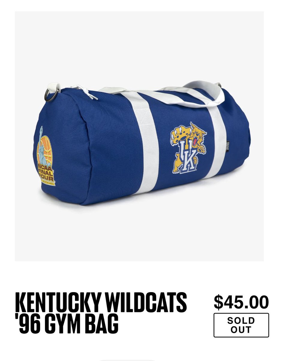 Want some AWESOME retro <a href="/KentuckyMBB/">Kentucky Men’s Basketball</a> gear? How about a pair of ‘78 “extra short” game shorts, or the ‘95 “Cat Scratch” game shorts (my favs) or even the ‘96 denims. Check out 19nine.com. Other retro college basketball apparel too.  Just got my wife some denims. #BBN