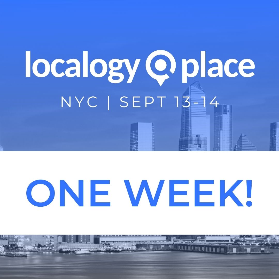 ONE WEEK TO 📍PLACE 2022📍

Connect and define the real world metaverse with a community of SaaS, Media, Agency, and Technology leaders.

Join us in New York at Yext HQ.