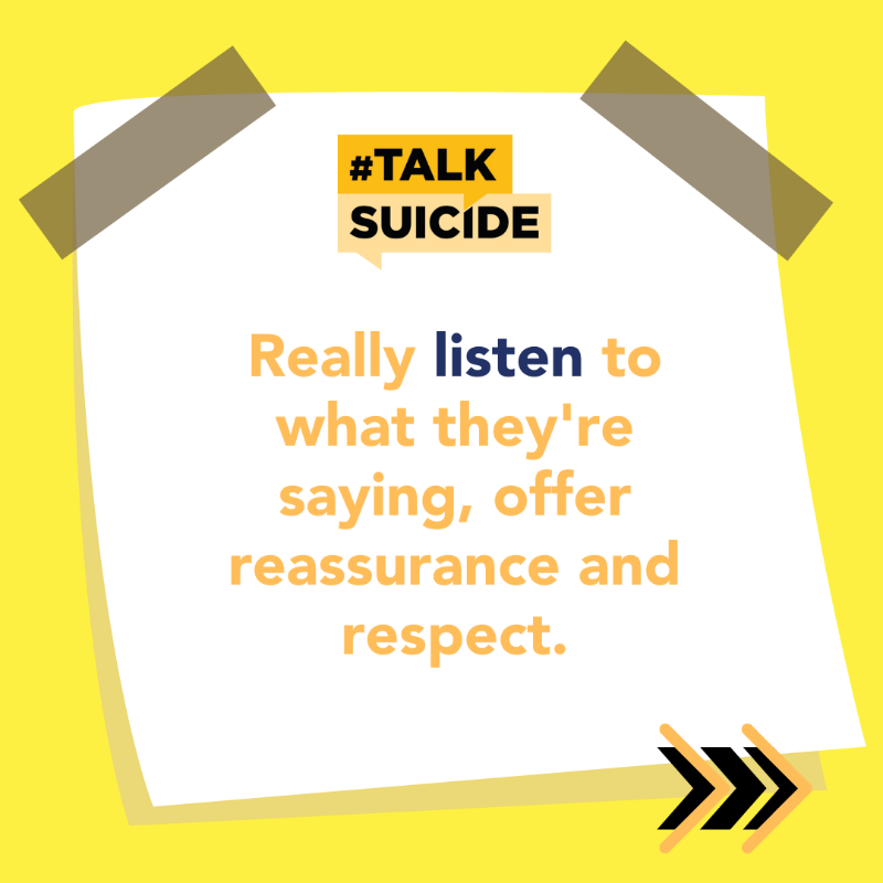 StaffordshireCC's tweet photo. This World Mental Health Day we're highlighting our #TalkSuicide campaign and how people in #Staffordshire can increase their awareness of suicide and mental health with our free training.

#WMHD2022 #TalkSuicide