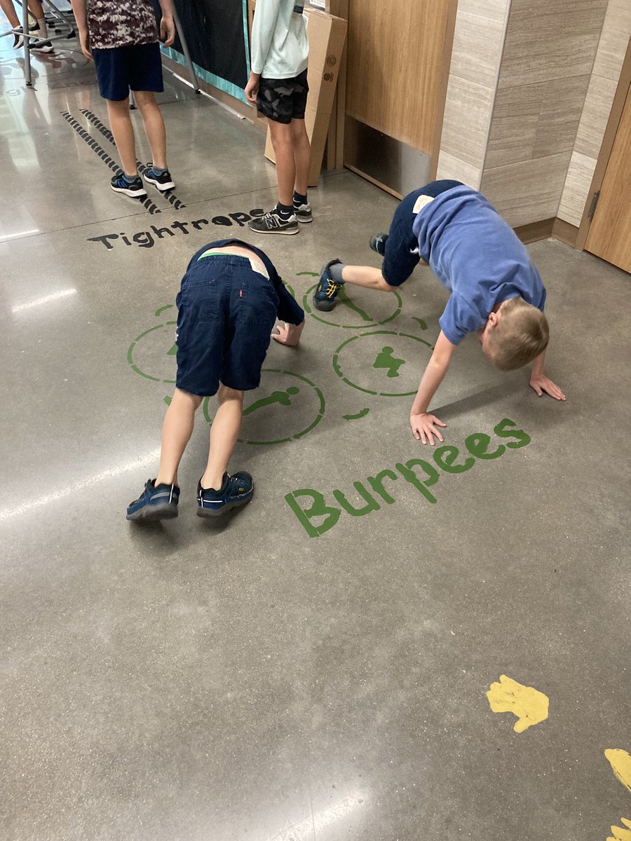 lisahstoll's tweet photo. Sts using our new indoor body break stations! Thank you @CJCornelison &amp; @DSEdFoundation for the grant!We love them!! #sycamoreyr6 #iamdsisd @SycamoreSprgsES https://t.co/xxjsXBHGcA