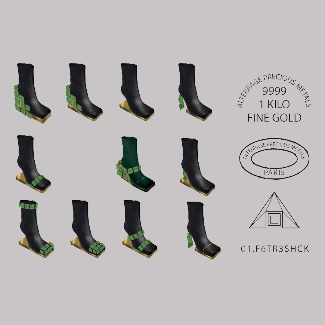 The 24K boot was featured in the FUTR E*SHCK film, premiered in November of 2021 at the 13th Edition of the Paris <a href="/ASVOFF5/">ASVOFF</a> Film Festival.  

Enjoy these behind the scenes early designs of the 24K Boot before they had hit the big screen!