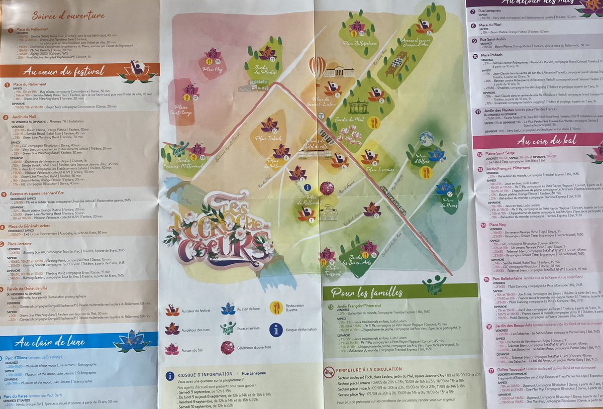 Fier d’avoir participé, il y a quelques années à l’élaboration de véritables programmes des #Accrochecoeurs guidant les spectateurs et respectant les artistes…🥲 Bon festival tout de même et que vive longtemps le festival. #Angers #deception