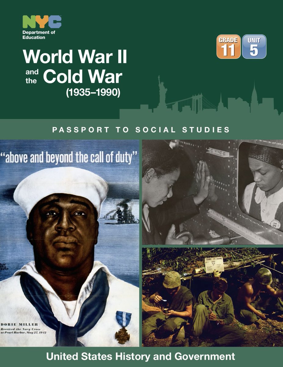 Hey @NYCSchools social studies teachers! NEW US History curriculum available: Passport to Social Studies – Grade 11 Unit 5 is now on WeTeach! 11.5 Guide: weteachnyc.org/resources/reso… 11.5 Text Set: weteachnyc.org/resources/reso…