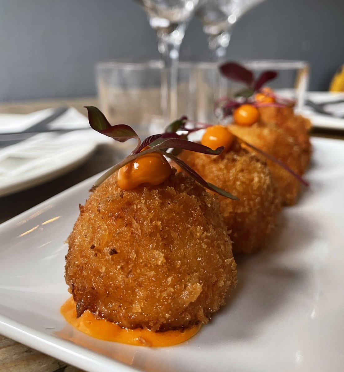 Bar Esteban (@barestebann8) on Twitter photo Croquetas menorquinas - Mahon & sobrassada croquettes!!
.
.
.
<a href="/barestebanN8/">Bar Esteban</a> <a href="/spain/">Spain</a> <a href="/crouchendforum/">Crouch End Forum</a> @CrouchEndLive <a href="/EatCrouchEnd/">Eat Crouch End</a> <a href="/crouchendwiki/">crouchend</a> <a href="/finsbury_pk/">Finsbury Park</a> <a href="/harringayonline/">Harringay Online</a> <a href="/FoodPornPhotos/">Skyecrab 2 ❤️🔥✨</a> Croquetas menorquinas - Mahon & sobrassada croquettes!!
.
.
.
<a href="/barestebanN8/">Bar Esteban</a> <a href="/spain/">Spain</a> <a href="/crouchendforum/">Crouch End Forum</a> @CrouchEndLive <a href="/EatCrouchEnd/">Eat Crouch End</a> <a href="/crouchendwiki/">crouchend</a> <a href="/finsbury_pk/">Finsbury Park</a> <a href="/harringayonline/">Harringay Online</a> <a href="/FoodPornPhotos/">Skyecrab 2 ❤️🔥✨</a>